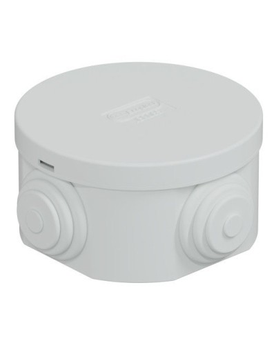 Коробка JBR065 D=65х35, 4 вых., IP44, белая (44004W-1). Коробка монтажная. Экопласт в Йошкар-Оле
