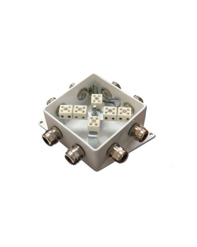 КМ-О (12к*6,0)-IP66-120х120, шесть вводов: Коробка монтажная огнестойкая в Йошкар-Оле