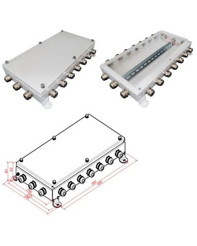 КМ IP66-2040. Коробка монтажная электротехническая. Гефест в Йошкар-Оле