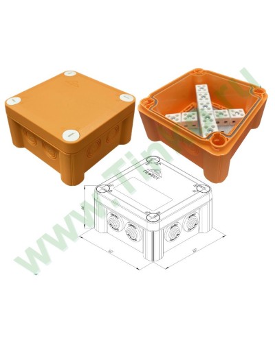КМ-О-1212(П)(18к)-IP55: Коробка монтажная огнестойкая в Йошкар-Оле