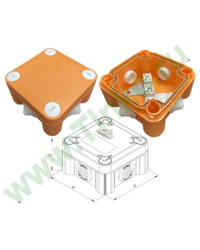 КМ-О-1010(П)(8к)-IP55: Коробка монтажная огнестойкая в Йошкар-Оле