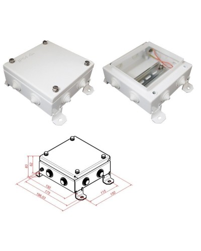 КМ IP55-1515. Коробка монтажная электротехническая. Гефест в Йошкар-Оле