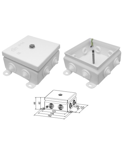 КМ IP55-1212. Коробка монтажная электротехническая. Гефест в Йошкар-Оле