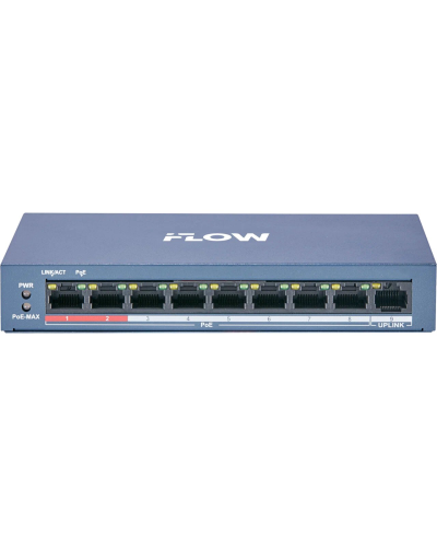 F-SW-EU209POE-V/L. Сетевой PoE коммутатор. i-FLOW в Йошкар-Оле