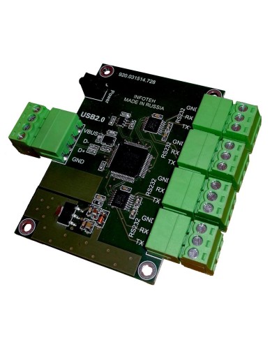 AVT-USB/4RS232. Промышленный преобразователь USB в RS-232. Инфотех в Йошкар-Оле