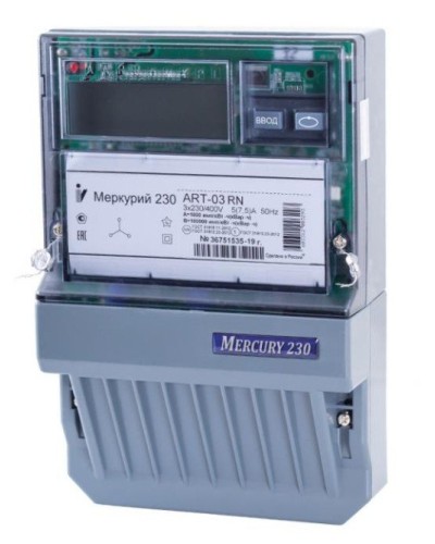 Меркурий 230 ART-01 PQRSIN 3ф 5-60А 1.0/2.0 класс точности, многотарифный (М0000051910). Счетчик электроэнергии. Инкотекс в Йошкар-Оле