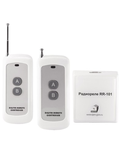 RR-101 + 2 пульта, 250-950 метров, двойное питание 12В и 220В. Комплект радиореле. ИПРо в Йошкар-Оле