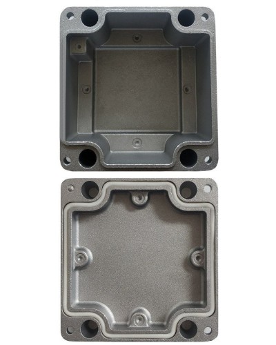 МКС Мороз, глухая, IP66/IP68, серый. Коробка коммутационная металлическая. Магнито-Контакт в Йошкар-Оле