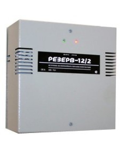 Резерв 12/2 PRO (цвет корпуса серый). Источник вторичного электропитания резервированный. МикроКомСервис в Йошкар-Оле