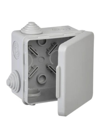 Коробка КМ 80х80х50 GENERICA (UKO31-080-080-050-K03-54G). Коробка распаячная для открытой проводки. GENERICA в Йошкар-Оле