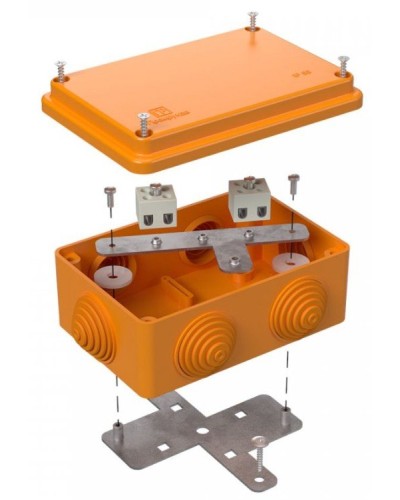 Коробка огнестойкая 120х80х50 (40-0340-FR2.5-4). Коробка огнестойкая для открытой установки. Промрукав в Йошкар-Оле