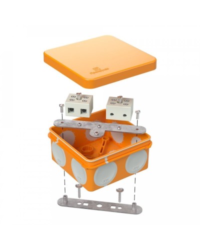 Коробка огнестойкая 80х80х40 (60-0210-FR10.0-4). Коробка огнестойкая для открытой установки. Промрукав в Йошкар-Оле