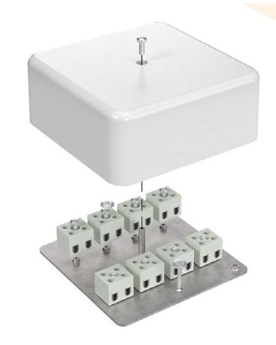 Коробка огнестойкая 103х103х45 для кабель-канала (40-0470-FR6.0-6). Коробка огнестойкая для кабель-канала. Промрукав в Йошкар-Оле