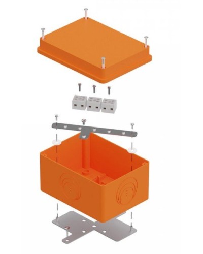 Коробка огнестойкая 150х110х90 E15-E120 для о/п (40-0351-FR2.5-6). Коробка огнестойкая для открытой установки. Промрукав в Йошкар-Оле
