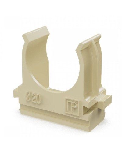 Крепёж-клипса для труб АБС-пластик сосна D20 (100 шт) (PR13.0049). Крепление для труб ПВХ. Промрукав в Йошкар-Оле