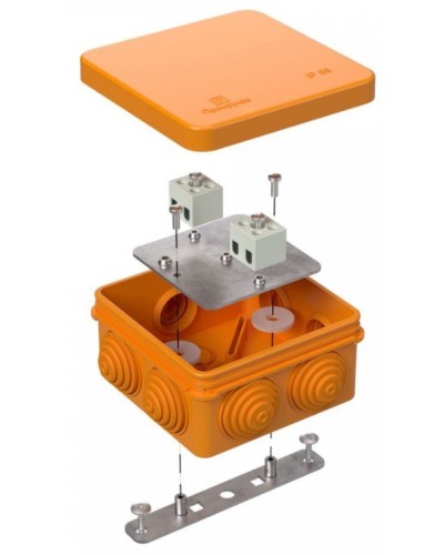 Коробка огнестойкая 80х80х40 (40-0210-FR1.5-4). Коробка огнестойкая для открытой установки. Промрукав в Йошкар-Оле