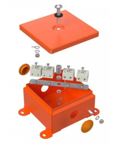 Коробка металлическая огнестойкая 110х110х65 (70-0360-FR2.5-4). Коробка металлическая огнестойкая. Промрукав в Йошкар-Оле