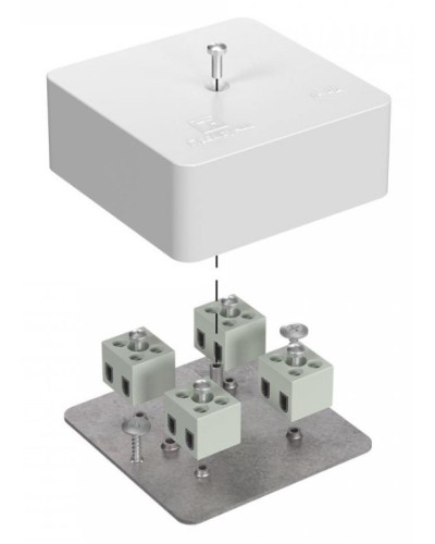 Коробка огнестойкая 75х75х30 (40-0450-FR2.5-8). Коробка огнестойкая для открытой установки. Промрукав в Йошкар-Оле