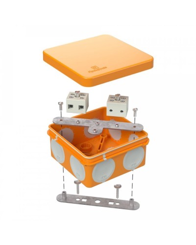 Коробка огнестойкая 80х80х40 (60-0210-FR6.0-4). Коробка огнестойкая для открытой установки. Промрукав в Йошкар-Оле