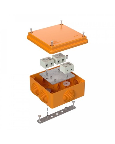 Коробка огнестойкая 100х100х50 (40-0300-FR6.0-6). Коробка огнестойкая для открытой установки. Промрукав в Йошкар-Оле