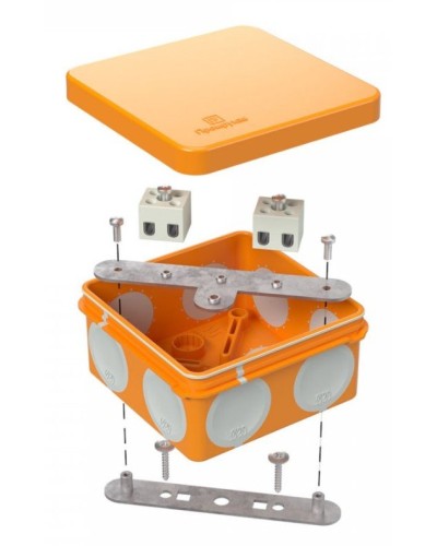 Коробка огнестойкая 80х80х40 (60-0210-FR2.5-6). Коробка огнестойкая для открытой установки. Промрукав в Йошкар-Оле