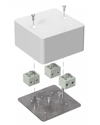 Коробка огнестойкая 103х103х45 (40-0470-FR2.5-6). Коробка огнестойкая для открытой установки. Промрукав в Йошкар-Оле