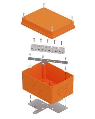 Коробка огнестойкая 150х110х90 E15-E120 для о/п (40-0351-FR2.5-10). Коробка огнестойкая для открытой установки. Промрукав в Йошкар-Оле