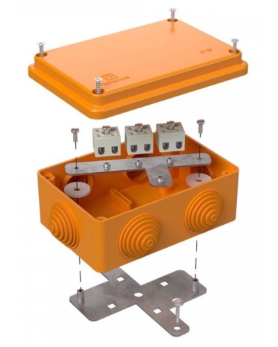 Коробка огнестойкая 120х80х50 (40-0340-FR2.5-6). Коробка огнестойкая для открытой установки. Промрукав в Йошкар-Оле