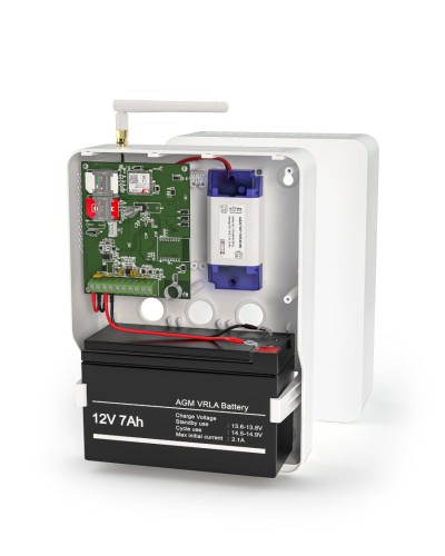 Контакт GSM-14А v.3 (в корпусе под АКБ 1,2-7 Ач с БРП 12V 1А). Панель охранная радиоканальная. Ритм в Йошкар-Оле