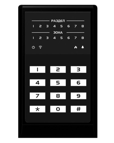 МИРАЖ-КД-04 (black). Кнопочная кодовая панель. Стелс НПП в Йошкар-Оле