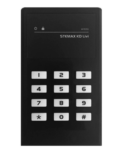STEMAX KD Livi (черный). Беспроводная кнопочная кодовая панель. Стелс НПП в Йошкар-Оле