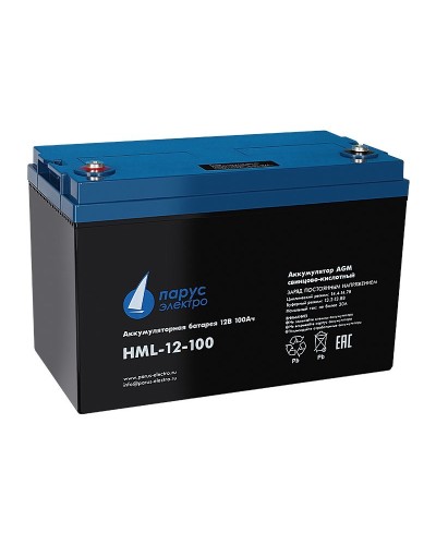 HML-12-100. Аккумулятор герметичный свинцово-кислотный. Связь инжиниринг в Йошкар-Оле